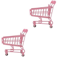  2 Pack Kids Shopping Trolly