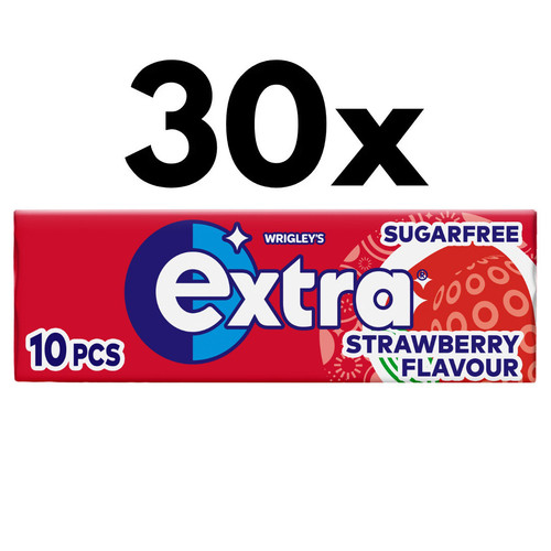 Wrigleys extra strawberry - wrigleys,