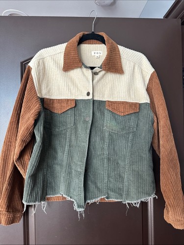 Pol colorblock corduroy jacket - pol,
