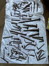 Hand Forged Nail, Pins, Spikes, Wall Hanging Spikes Job Lot