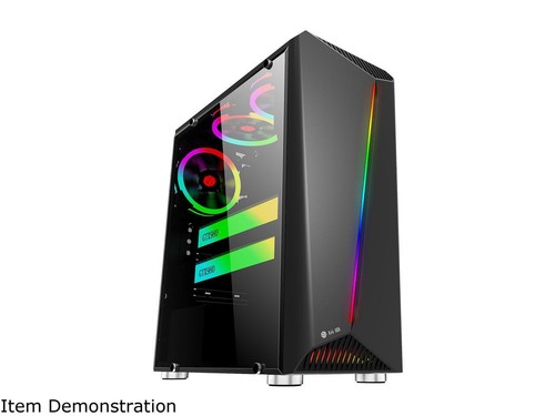 Bgears vigor rgb black - black, steel