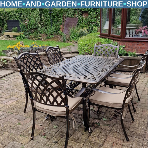 7pcs cast aluminium garden - 7pcs,