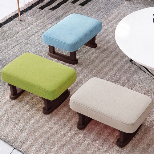 Wooden footstool soft - wooden,