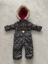 Baby Girls Juicy Couture Pram winter Snow Suit Age 3-6 Months