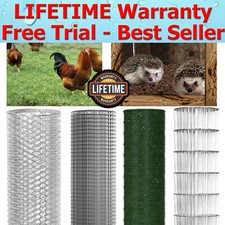 PVC Welded Wire Metal Mesh Gates Galvanised Netting Fencing Roll Aviary Fence uk