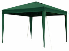 Home 3m x 3m Pop up Garden Gazebo - Green | Outdoor Canopy Tent for Patio Events