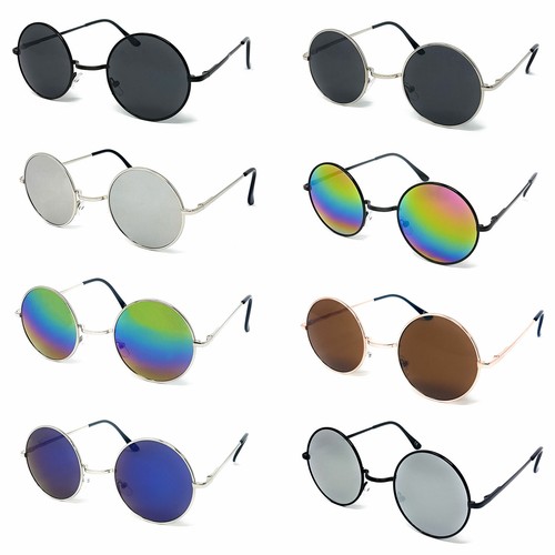 Round lens sunglasses - round, mens