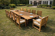 10 Seater Solid Teak Garden