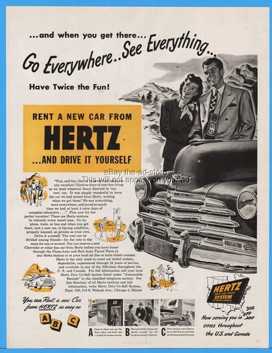 1948 hertz rental cars - 1948,