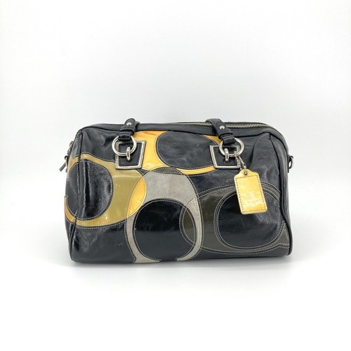 Coach patchwork leather boston - coach,