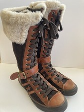 RARE Vintage Converse All Star XXHI Leather Calf/ Knee high Women 8