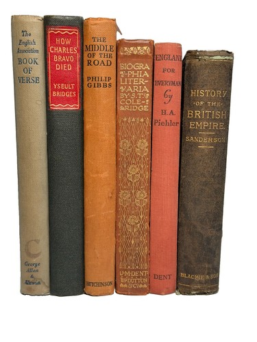 Vintage antique books job - antique,