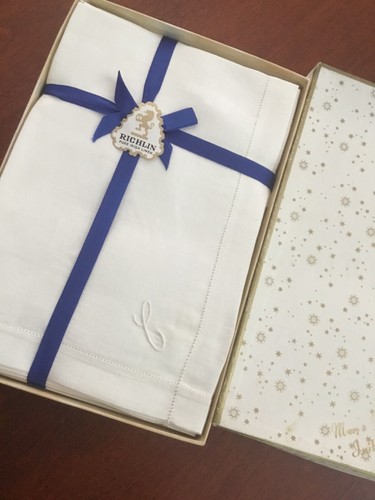 Boxed set irish linen - 3,