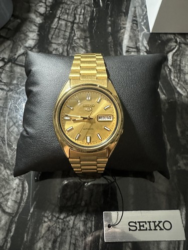 Boxed seiko automatic gold - boxed,