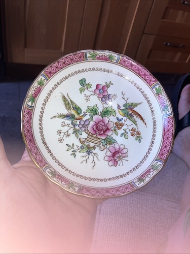 Tuscan saucer pink floral - saucer,
