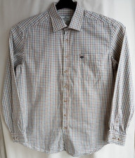 HOGGS OF FIFE Inverness Tattersall Men's Size Large (L) Cotton Shirt Long Sleeve