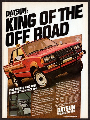 1982 datsun pickup king cab - datsun,