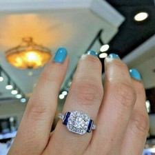 2 Ct Round Cut Diamond Halo