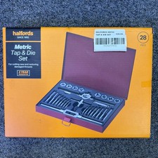 Halfords 28 piece Metric Tap &