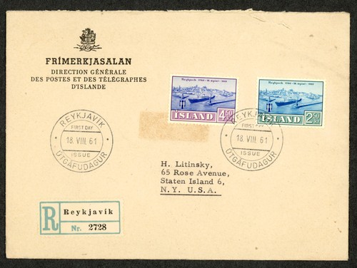 Reykjavik 1961 first - reykjavik, cover