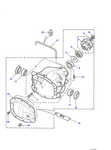 Land rover genuine washer - land,