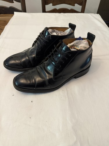 Black barker chukka boots - black, barker's