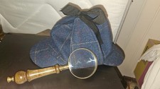 Deerstalker hat in tweed