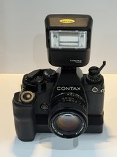 Contax 159mm & Winder & Flash