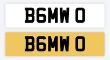 BMW Private number plate