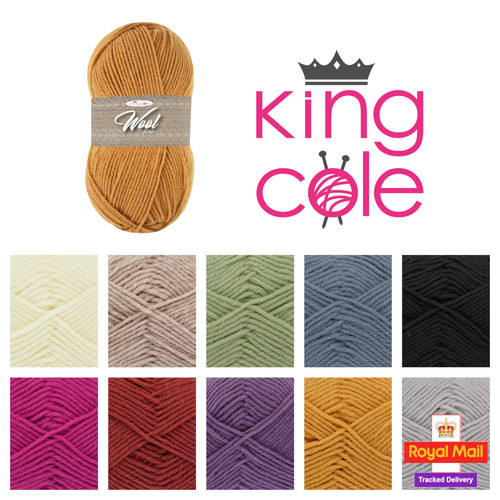King cole wool aran 100g - king,