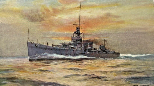 Royal navy cruiser hms cairo - cruiser,