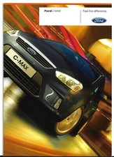 Ford Focus C-Max 2008-2010 UK Market Sales Brochure Style, Zetec & Titanium
