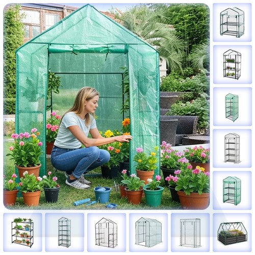Walk greenhouse with - in,