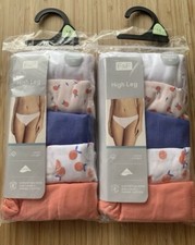 2 X 5 Packs High Leg Briefs
