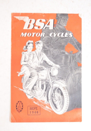 Motorbike sales brochure bsa - motorbike,