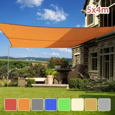 5m x 4m Garden Sun Shade Sail