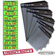 Grey mailing postage - postage, bags