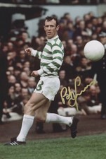 Bobby Lennox signed 12x8”