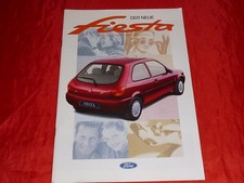 1996 Ford Fiesta Focus Flair Fun Ghia Brochure Brochure + Price List Pricelist