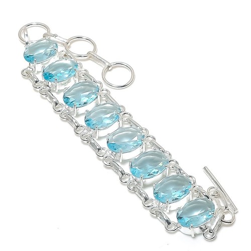 Blue aquamarine gemstone - blue,
