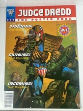 Judge Dredd The Poster Prog No 1 594mm By 840mm Poster from 1993 Vintage