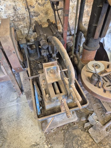 Vintage cast iron saw - vintage,