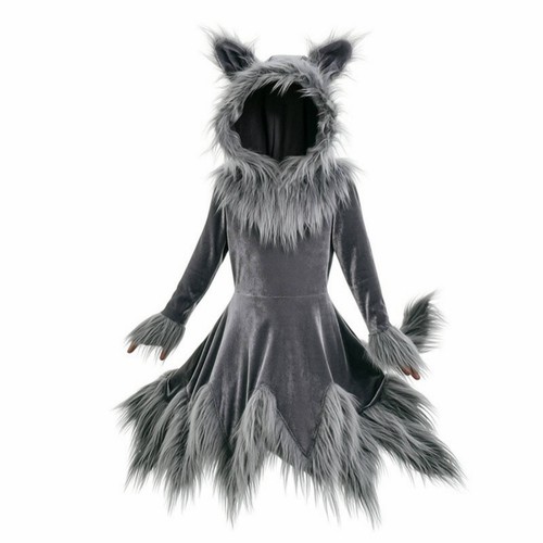 Wolf costume with tail - costume,
