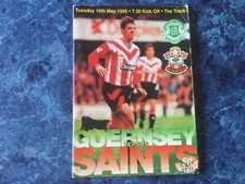 Guernsey v Southampton Programme Signed