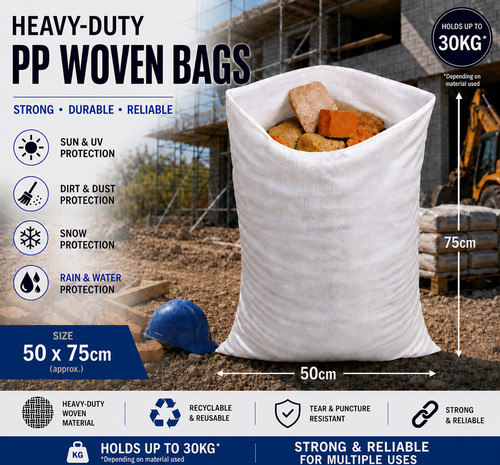 Heavy duty rubble sacks - heavy,