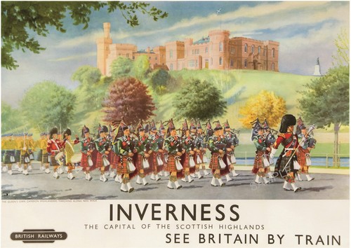 Vintage railway poster - railway,