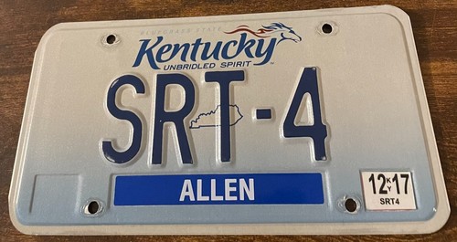 Srt vanity license plate - srt-4,
