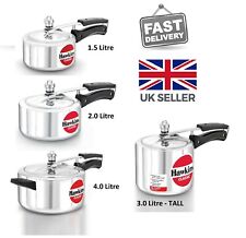 Hawkins Classic New Improved  Mirror Polished Aluminium Pressure Cooker  Silver