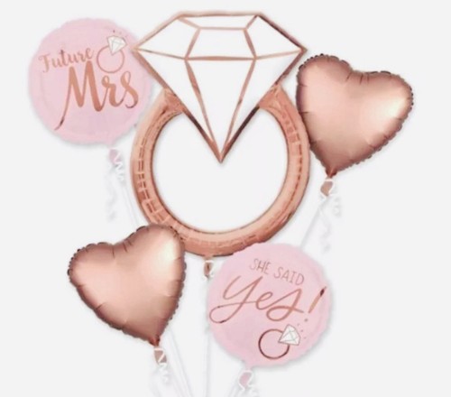 Rose gold balloon - rose,