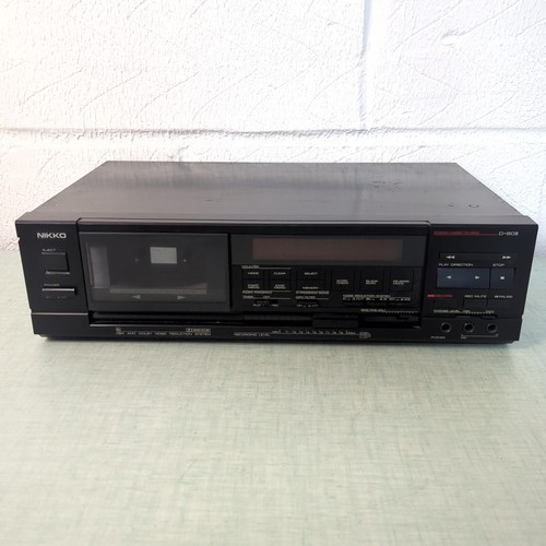 Nikko 80ii stereo cassette - nikko, d-80ii